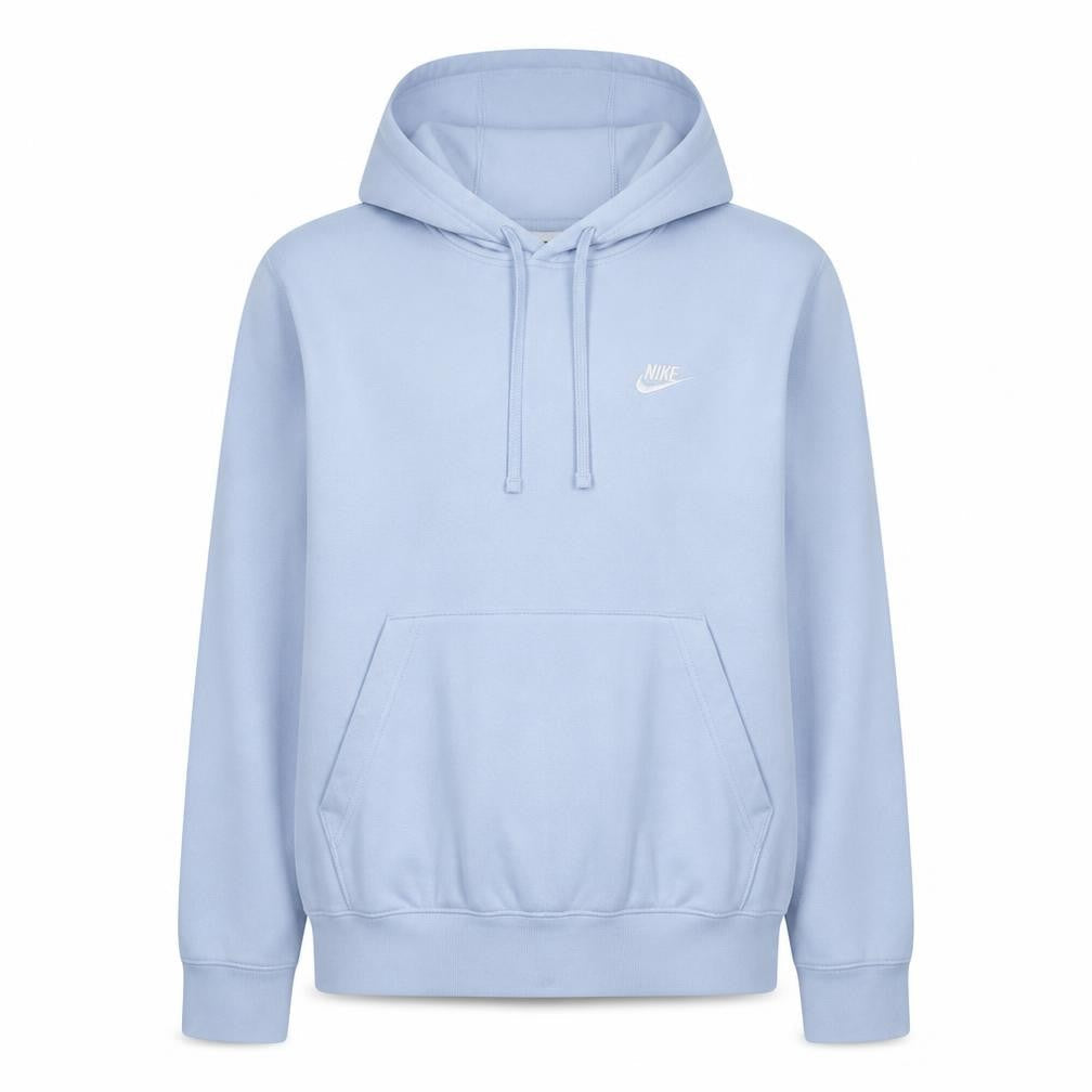 Nike Mens Blue Pullover Hoodie Small Classic Logo Fleece