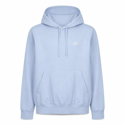 Nike Mens Blue Pullover Hoodie Small Classic Logo Fleece