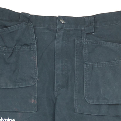 Dickies Men’s Black 36R Cargo Work Trousers with Reinforced Knees