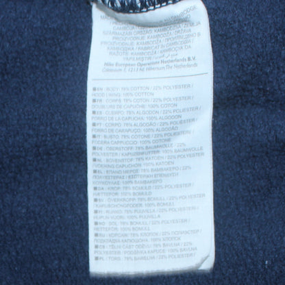 Nike Men's Blue XL Full Zip Hoodie Fleece Sportswear