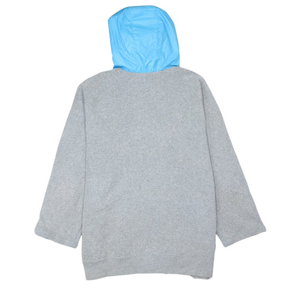 Nike Men's Grey Full Zip Hoodie 2XL Lightweight Sportswear