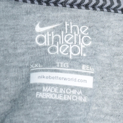 Nike Men's Grey Full Zip Hoodie 2XL Lightweight Sportswear
