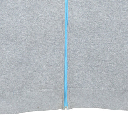 Nike Men's Grey Full Zip Hoodie 2XL Lightweight Sportswear