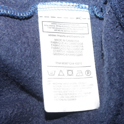 Adidas Men's Blue Full Zip Hoodie S Classic Sportswear