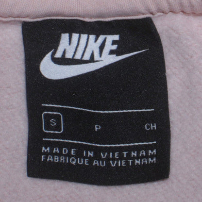 Nike Women Beige Small Pullover Crew Neck Sweatshirt