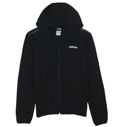 Adidas Womens Black Full Zip Hoodie Medium - Casual Sportswear