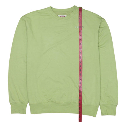 Levi's Boys Green Crew Neck Pullover Sweatshirt 16 Years Regular Fit
