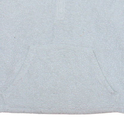 Ellesse Women’s White 1/4 Zip Hooded Pullover Sweatshirt UK 10