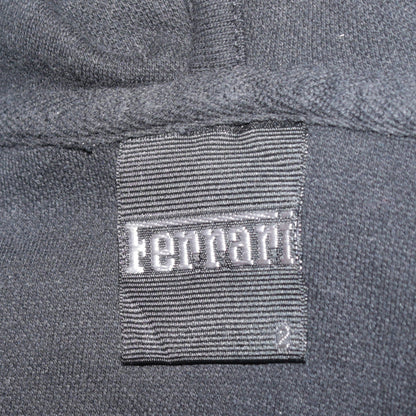 Ferrari Men's Black Fleece 1/2 Zip Hoodie Size S Racing Logo