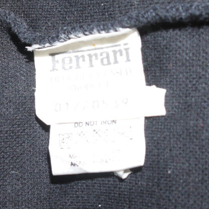 Ferrari Men's Black Fleece 1/2 Zip Hoodie Size S Racing Logo
