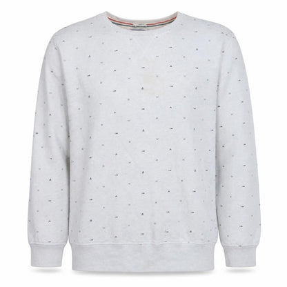 Hilfiger Denim Mens White XL Pullover Sweatshirt Classic Crew Neck