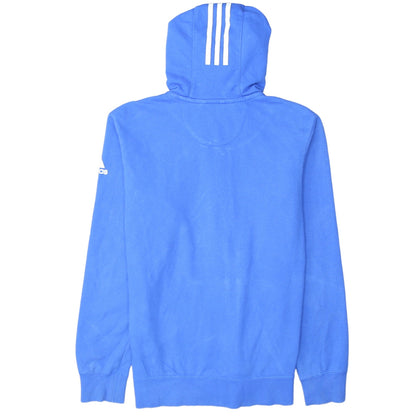 adidas Men Blue Full Zip Hoodie Small Sports Essentials