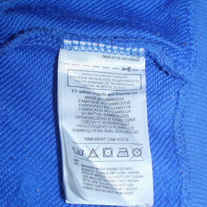 adidas Men Blue Full Zip Hoodie Small Sports Essentials