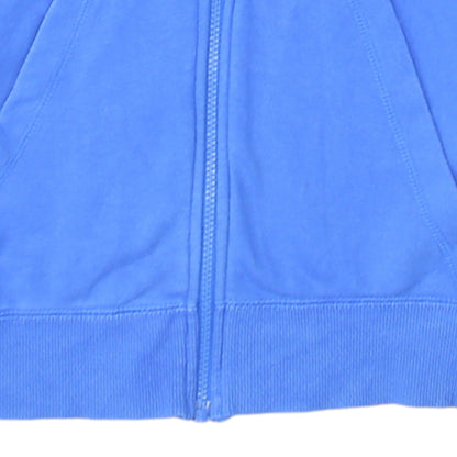adidas Men Blue Full Zip Hoodie Small Sports Essentials