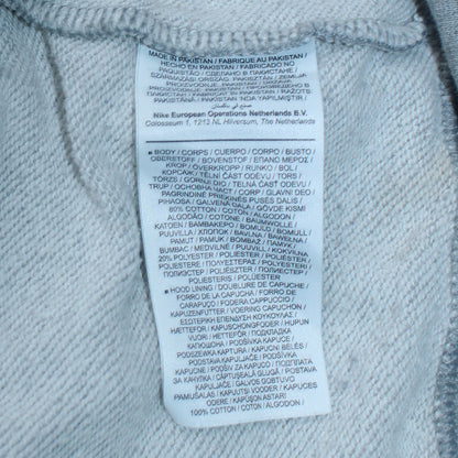 Nike Men's Grey Pullover Hoodie M Regular Fit Sportswear