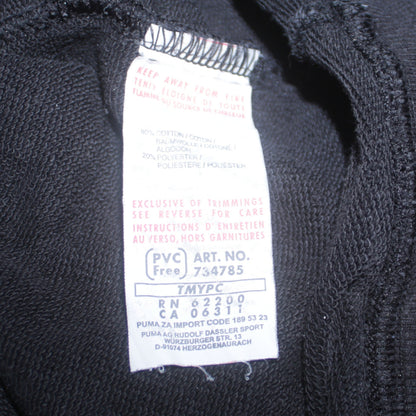 Puma Mens Black Full Zip Hoodie L Football Graphic Print Sportswear