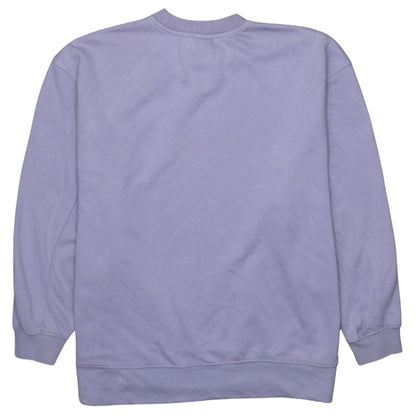 Adidas Womens Lilac Crew Neck Pullover Sweatshirt Size 12