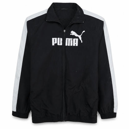 Puma Men's Black 2XL Track Jacket Lightweight Zip Up