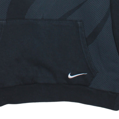 Nike Boys Black XL Pullover Hoodie with Football Graphic Design