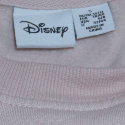 Disney Women's Pink Minnie Mouse Pullover Sweatshirt Size S