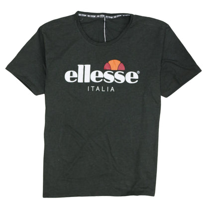 Ellesse Men's Black 2XL Logo Graphic Short Sleeve T-Shirt
