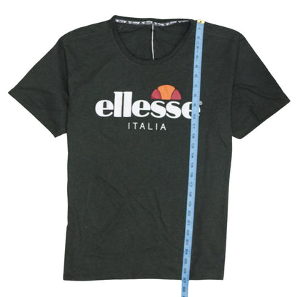 Ellesse Men's Black 2XL Logo Graphic Short Sleeve T-Shirt