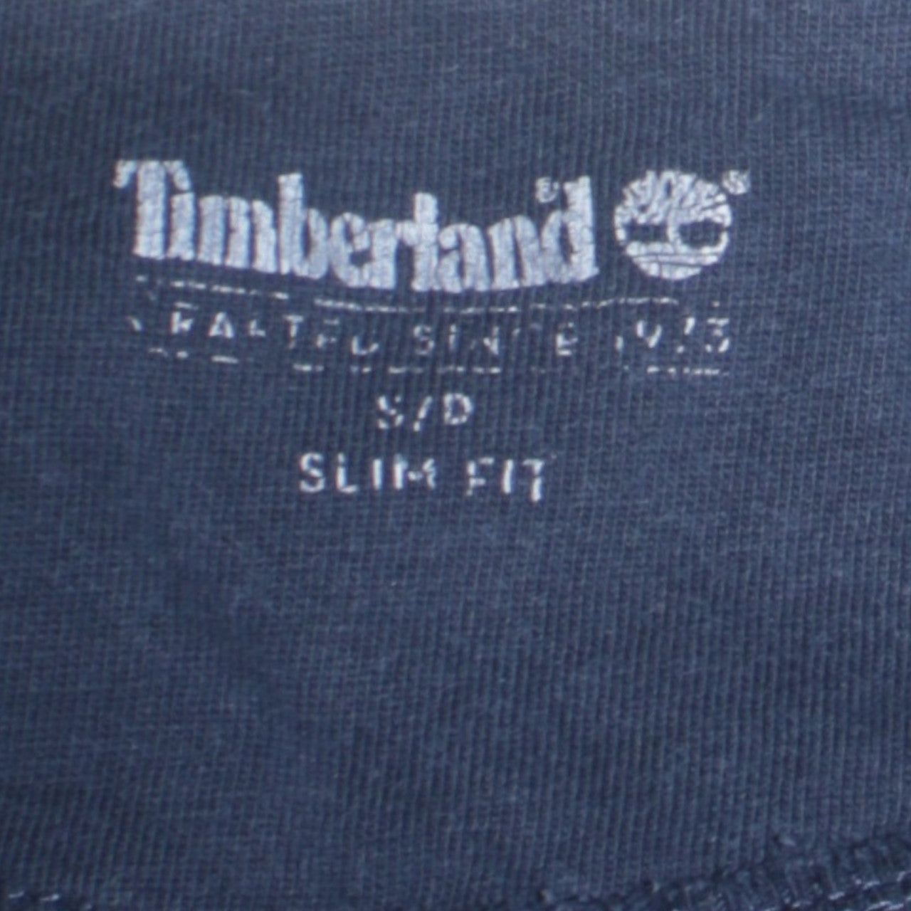 Timberland Men’s Blue Slim Fit Crew Neck Cotton T-Shirt Size S
