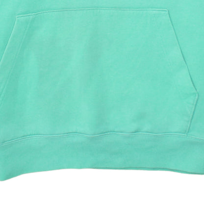 Nike Women's Green Pullover Hoodie Small Graphic Print Cotton Blend