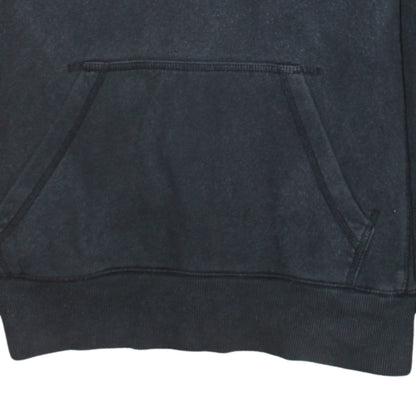 Nike Men's Black Pullover Hoodie Medium Athletic Fit Logo Sweatshirt
