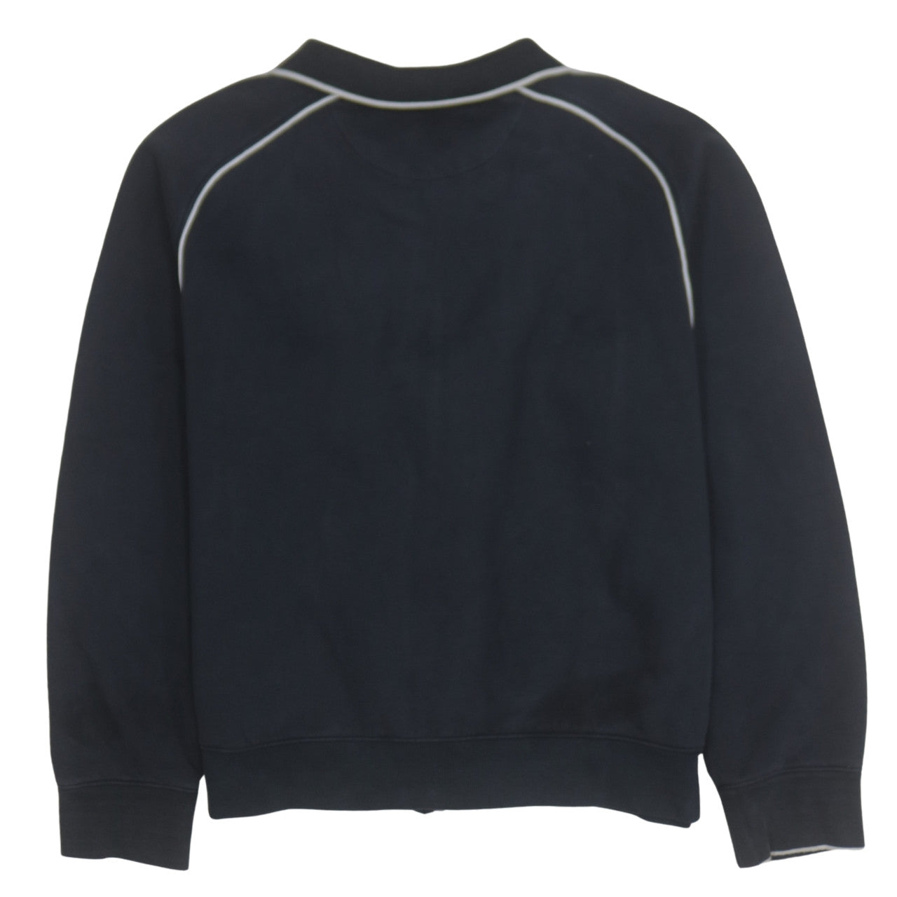 Nike Men's Black Full Zip Collared Sports Sweatshirt Size M