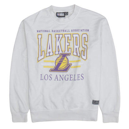 Primark NBA Los Angeles Lakers White Women's 2XS Pullover Sweatshirt