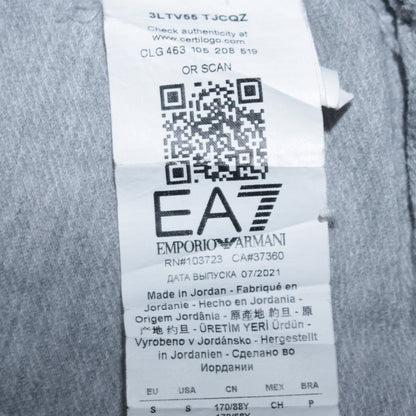 Emporio Armani Men’s Grey Logo Pullover Sweatshirt Size M