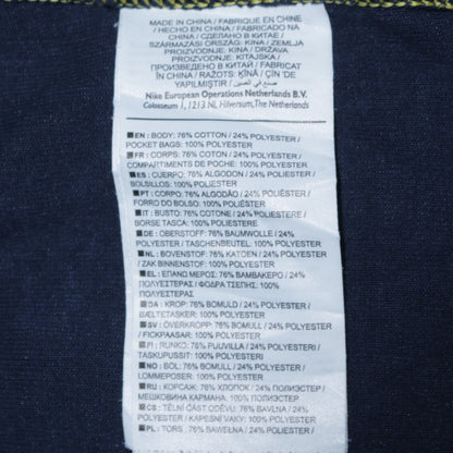 Nike Men's Blue XL Pullover Sweatshirt Crew Neck Zip Pocket