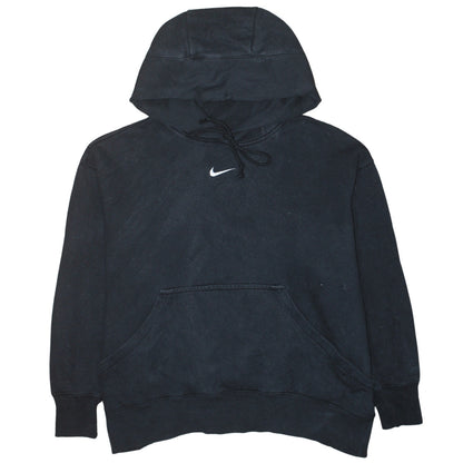 Nike Men's Black Pullover Hoodie M Logo Sports Fleece Sweatshirt