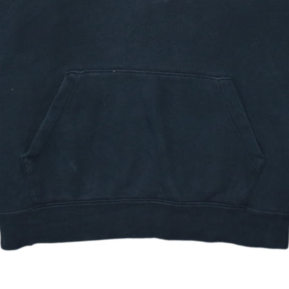 Nike Womens Black Medium Pullover Hoodie Sweatshirt Cotton Blend