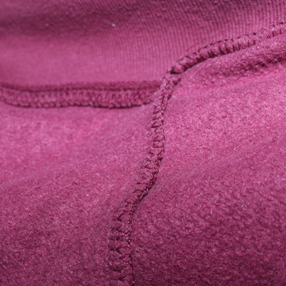 Victoria's Secret PINK Women's Burgundy & White Full Zip Hoodie Size S