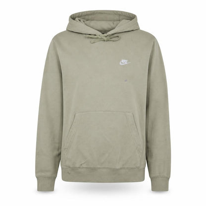 Nike Women’s Beige Pullover Hoodie Small Logo Cotton Blend