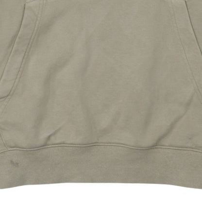 Nike Women’s Beige Pullover Hoodie Small Logo Cotton Blend