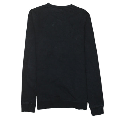 Kappa Men's Black Small Crew Neck Pullover Sweatshirt