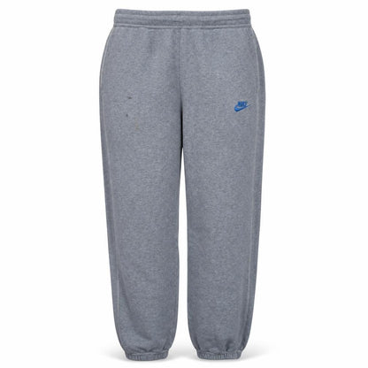Nike Men's Grey M Fleece Sweatpants Regular Fit Elastic Waist