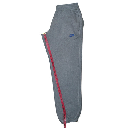 Nike Men's Grey M Fleece Sweatpants Regular Fit Elastic Waist