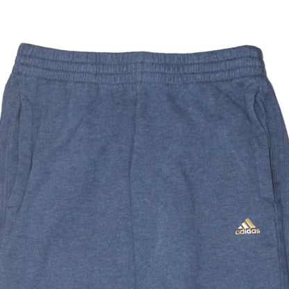 Adidas Womens Blue Sweatpants S Regular Fit Fleece Joggers