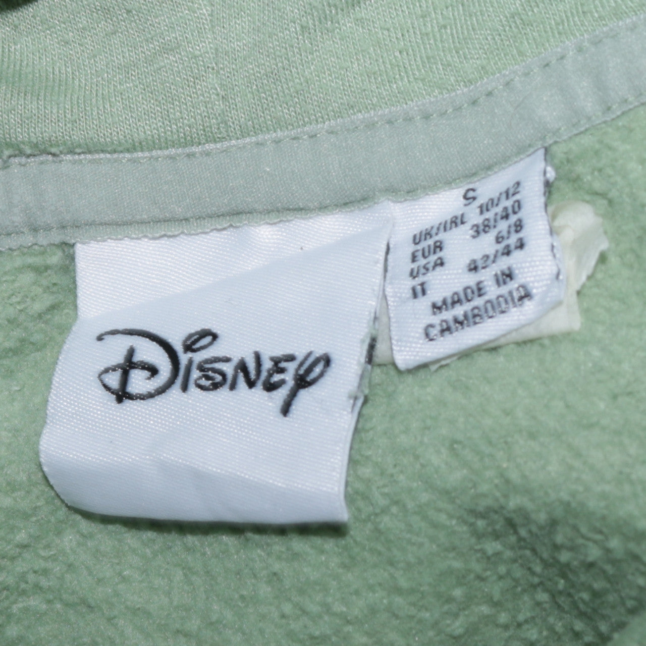 Disney Women Green Simba Pullover Hoodie Small UK 10-12 Casual