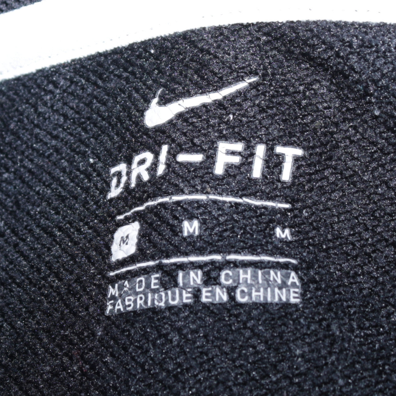 Nike Womens Black Dri-FIT Pullover Hoodie Medium Logo Sleeve Detail