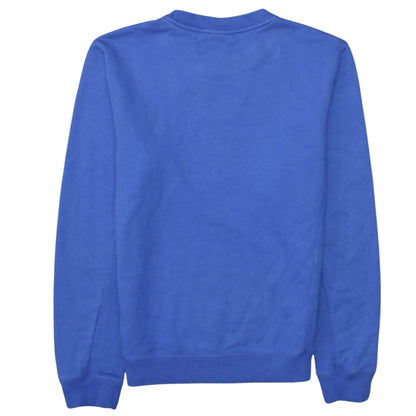Lacoste Men's Blue Crew Neck Cotton Sweatshirt Size S Regular Fit