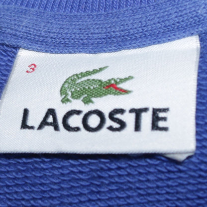 Lacoste Men's Blue Crew Neck Cotton Sweatshirt Size S Regular Fit