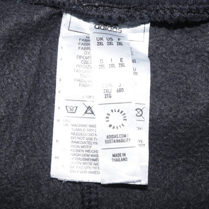 Adidas Men's Black 2XL Sweatpants Joggers Tapered Fleece