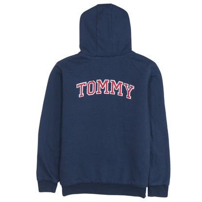 Tommy Hilfiger Boys Blue Full Zip Hoodie Sherpa Lined Size 176