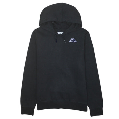 Kappa Men's Black Medium Pullover Hoodie Embroidered Logo