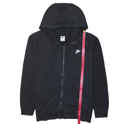Nike Mens Black XXL Full Zip Hoodie Sweatshirt Classic Cotton Blend